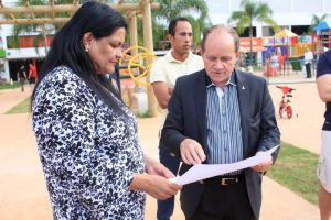 Dep Dist Telma Rufino e Administrador Manoel Valdeci 