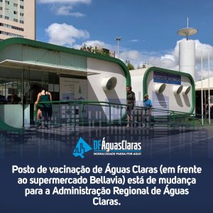 A Secretaria de Saúde estabeleceu nova parceria com a Escola Atual de Águas  Claras na campanha da gripe contra Influenza. - DFÁguasClaras