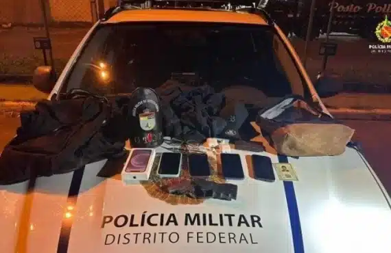 Polícia prendei trio que assaltava em Águas Claras