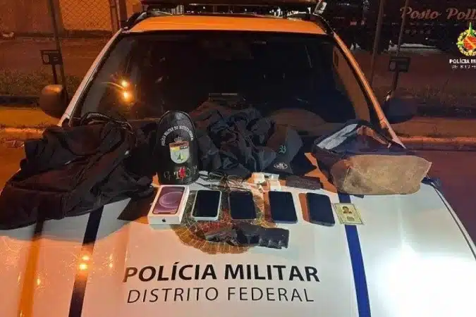 Polícia prendei trio que assaltava em Águas Claras