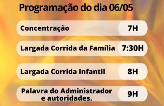 Programação de Aniversário de Águas Claras