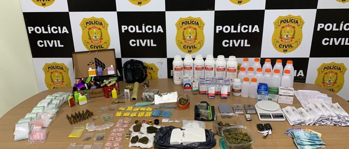 PCDF prende personais suspeitos de tráfico de drogas armazenadas em Águas Claras