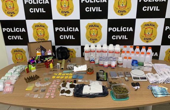 PCDF prende personais suspeitos de tráfico de drogas armazenadas em Águas Claras