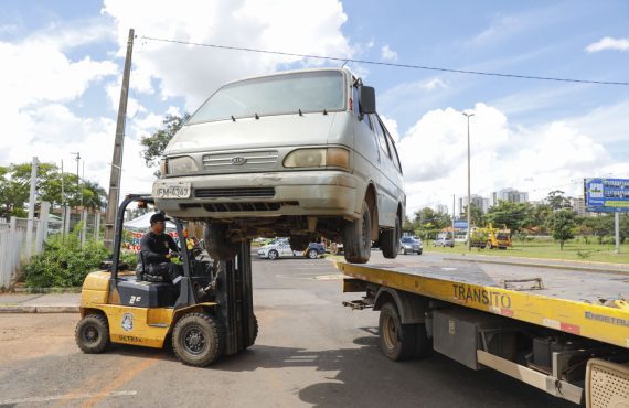 Mais uma operação para retirar carcaças em Águas Claras