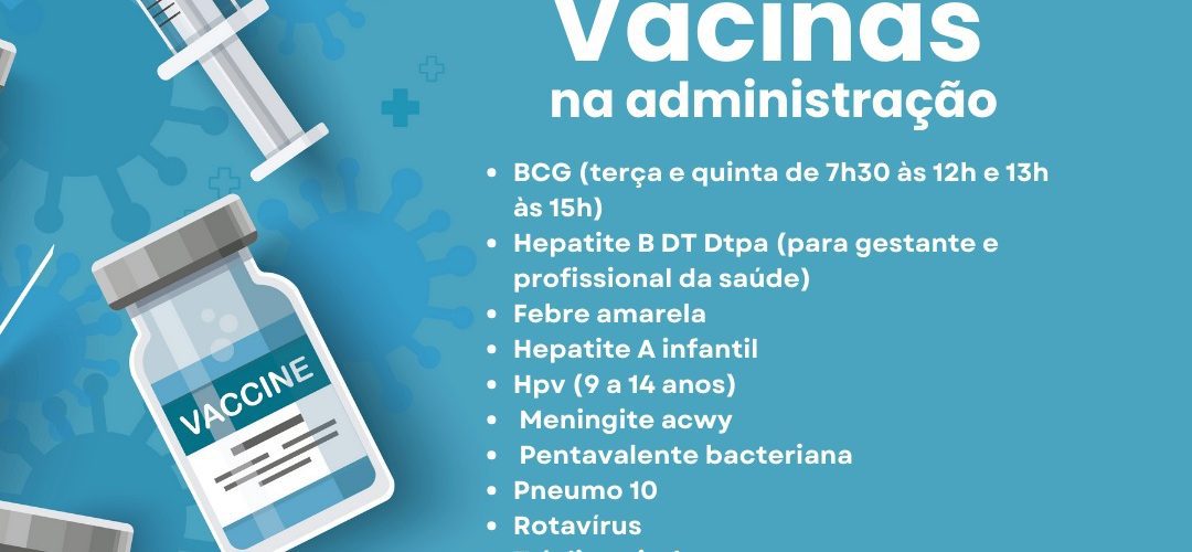 Você Sabia?! Águas Claras possui uma sala de vacinação