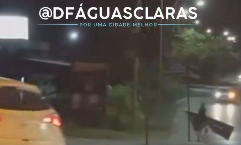 Furto de toldo e caixas de som em Águas Claras