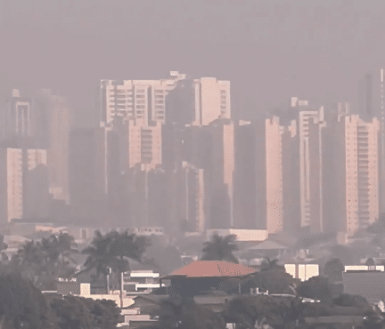 Fumaça assusta moradores de todo o DF