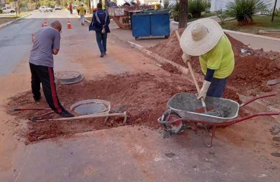 Novacap realiza manutenção para melhorar drenagem em Águas Claras