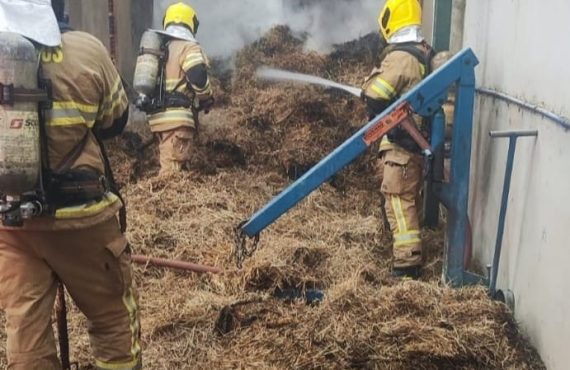 Incêndio em oficina na quadra 301 de Águas Claras