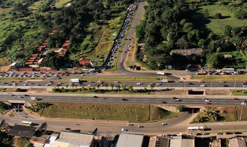 Colisões em vias próximas a Águas Claras