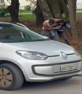 Mulher é vitima de agressão